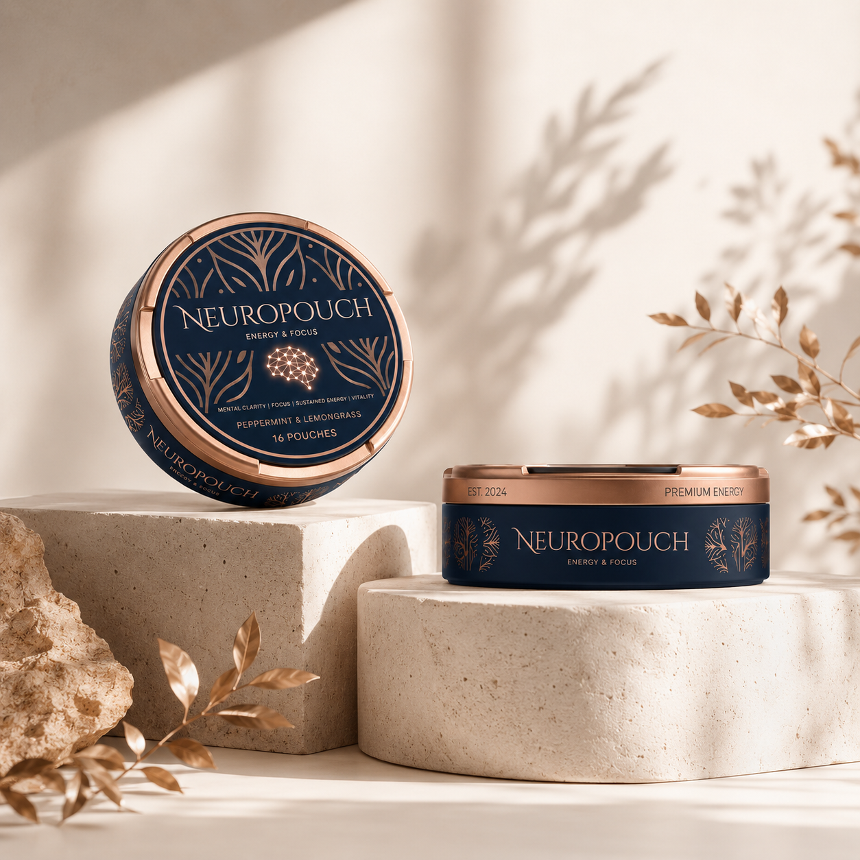 NeuroPouch tin — lifestyle
